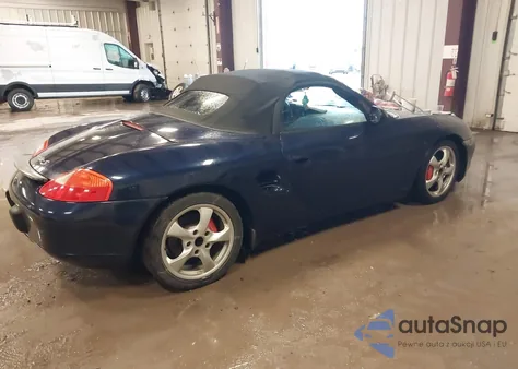 2002 Porsche Boxster S z USA, uszkodzony, nr VIN WP0CB29892U663154
